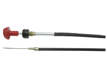 Abstellzug ohne Rastung, Länge 2.200 mm, Länge Hülle 2.100 mm, für John Deere 30er, 40er, 50er, 55er Abstellzug ohne Rastung, Länge 2.200 mm, Länge Hülle 2.100 mm, für John Deere 30er, 40er, 50er, 55er