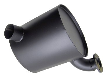 Schalldämpfer waagrecht, für Fiat M 135, 160, Ford 8360, 8560, Ford New Holland TM 125, 135, 140, 150, 165 Schalldämpfer waagrecht, für Fiat M 135, 160, Ford 8360, 8560, Ford New Holland TM 125, 135, 140, 150, 165