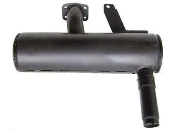 Schalldämpfer waagrecht, für Ford 5610, 6810, 5640, 6640, Ford New Holland TS 90, 115 Schalldämpfer waagrecht, für Ford 5610, 6810, 5640, 6640, Ford New Holland TS 90, 115