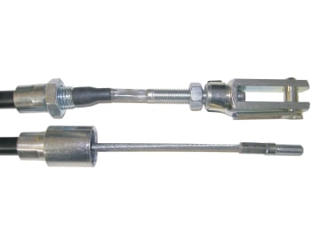 Bremsseil, WAP, Glocke/Gabelkopf, Länge Hülle 1.300 mm, Länge 1.620 mm, Ø Glocke 22 mm, Glocke außen, für Bremse WAP W234-/RS Bremsseil, WAP, Glocke/Gabelkopf, Länge Hülle 1.300 mm, Länge 1.620 mm, Ø Glocke 22 mm, Glocke außen, für Bremse WAP W234-/RS