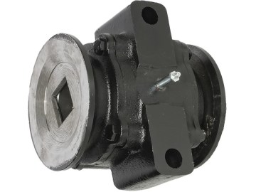 Industriehof® Lagerung, mit Kegelrollenlager, 180 x 154 mm, für Vierkantwelle 40 x 40, universal, 31-0414 Industriehof® Lagerung, mit Kegelrollenlager, 180 x 154 mm, für Vierkantwelle 40 x 40, universal, 31-0414