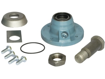Industriehof® Lagerung M 30 x 3,5, Ø außen 80 mm; 133 mm, Lochkreis 105 mm, für Sechscheibe, 31-L19 Industriehof® Lagerung M 30 x 3,5, Ø außen 80 mm; 133 mm, Lochkreis 105 mm, für Sechscheibe, 31-L19