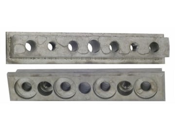 Mitnehmer, 125/130 x 16/25 x 23 mm, Bohrung 8 mm; 10 mm, für Strautmann Hydromix 400 Mitnehmer, 125/130 x 16/25 x 23 mm, Bohrung 8 mm; 10 mm, für Strautmann Hydromix 400