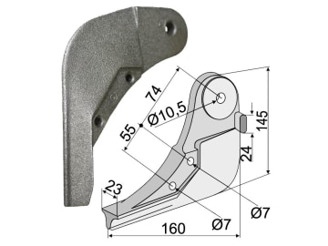Industriehof® Säschar 145 x 160 mm für Accord Monopill, 99.AC-04 Industriehof® Säschar 145 x 160 mm für Accord Monopill, 99.AC-04