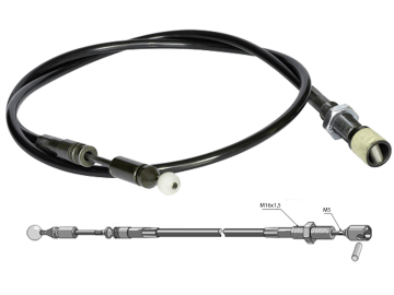 Industriehof® Bowdenzug 1,600 mm, für Frontlader Einhebel-Steuergerät Nimco, 18100-700 Industriehof® Bowdenzug 1,600 mm, für Frontlader Einhebel-Steuergerät Nimco, 18100-700