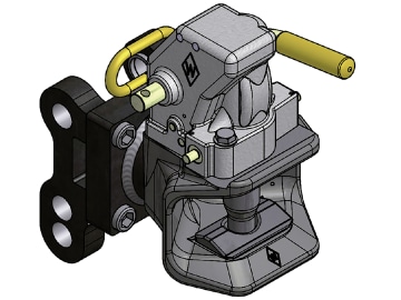 Cramer Anhängekupplung "KU958" A 100 mm, B 25 mm, C 130 mm, Automatikkopf, Kuppelbolzen ballig, 8005101 Cramer Anhängekupplung "KU958" A 100 mm, B 25 mm, C 130 mm, Automatikkopf, Kuppelbolzen ballig, 8005101
