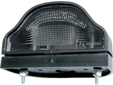 Aspöck® Kennzeichenleuchte "Regpoint" mit Kabel, links/rechts, schwarz, eckig, 100 x 60 x 56 mm, E9 4059 Aspöck® Kennzeichenleuchte "Regpoint" mit Kabel, links/rechts, schwarz, eckig, 100 x 60 x 56 mm, E9 4059