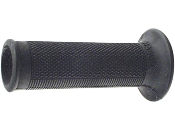 Handgriff beidseitig offen, 100 mm, Ø Rohr 24,5 – 28 mm, Wandstärke 2,75 mm, schwarz, Elastomer Handgriff beidseitig offen, 100 mm, Ø Rohr 24,5 – 28 mm, Wandstärke 2,75 mm, schwarz, Elastomer