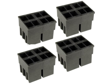 Herth + Buss Steckgehäuse "Kodiersockelsatz", 8-polig, Flachsteckanschluss 6,3 mm, 50 290 672 Herth + Buss Steckgehäuse "Kodiersockelsatz", 8-polig, Flachsteckanschluss 6,3 mm, 50 290 672