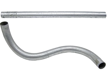 Auspuffrohr flexibel, für Ø innen 65 mm, Ø außen 70 mm, Länge 2.000 mm, Stahl, verzinkt Auspuffrohr flexibel, für Ø innen 65 mm, Ø außen 70 mm, Länge 2.000 mm, Stahl, verzinkt