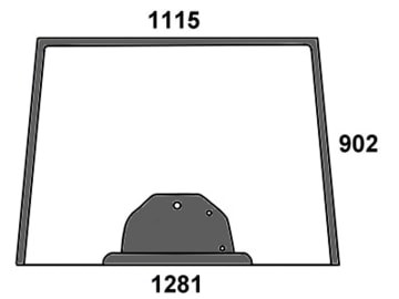 Frontscheibe, grün, geklebt, Siebdruck, 3-Loch, für Massey Ferguson 5410-5480, 6445-6499, 7465-7495, 8210-8480, 8220Xtra-8280Xtra, 6110-6290, 8110-8180 Frontscheibe, grün, geklebt, Siebdruck, 3-Loch, für Massey Ferguson 5410-5480, 6445-6499, 7465-7495, 8210-8480, 8220Xtra-8280Xtra, 6110-6290, 8110-8180