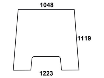 Frontscheibe, grün, für Massey Ferguson 3000-3690-Kabine Serie 3000, 3100, 3600 (ab Serien Nr. 50130) Frontscheibe, grün, für Massey Ferguson 3000-3690-Kabine Serie 3000, 3100, 3600 (ab Serien Nr. 50130)