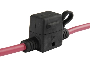 Herth + Buss Sicherungshalter, 58 V, 60 A, mit Anschlussleitung, für niedrige Blocksicherung "Low Profile JCase", 50 390 422 Herth + Buss Sicherungshalter, 58 V, 60 A, mit Anschlussleitung, für niedrige Blocksicherung "Low Profile JCase", 50 390 422