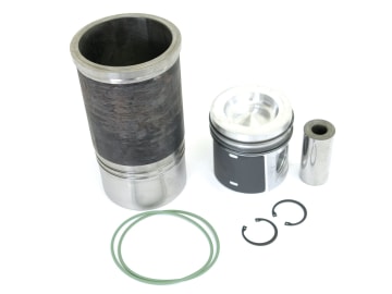 Kolben-/Zylindersatz für 1 Zylinder, Ringträgerkolben, Motor KHD BFM1012E; KHD BFM1013E, für Deutz-Fahr Kolben-/Zylindersatz für 1 Zylinder, Ringträgerkolben, Motor KHD BFM1012E; KHD BFM1013E, für Deutz-Fahr
