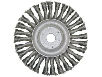 Dronco® Zopfbürste "RBZ" 115 mm, Scheibe, für leichte Entgrat- und Reinigungsanwendungen Dronco® Zopfbürste "RBZ" 115 mm, Scheibe, für leichte Entgrat- und Reinigungsanwendungen