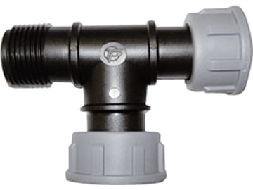 TAVLIT T-Stück Swivel EPDM (Ethylen-Propylen-Dien-Kautschuk) 1" IG - 1" IG - 1" AG TAVLIT T-Stück Swivel EPDM (Ethylen-Propylen-Dien-Kautschuk) 1" IG - 1" IG - 1" AG