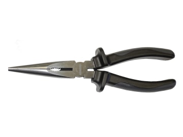 Flachrundzange, mit einem ergonomisch geformten Griff, 210 mm, Chrom-Vanadium Flachrundzange, mit einem ergonomisch geformten Griff, 210 mm, Chrom-Vanadium