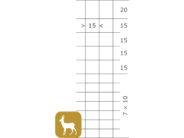 Attinger Knotengeflecht "150/13/15 L", dickverzinkt, L x H 50 x 1,5 m, Anzahl Längsdrähte 13 Attinger Knotengeflecht "150/13/15 L", dickverzinkt, L x H 50 x 1,5 m, Anzahl Längsdrähte 13