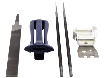 Husqvarna® Sägeketten-Schärfset .325", für Sägekette H25 (Sägekettenfeile 4,8 mm), 5056981-25 Husqvarna® Sägeketten-Schärfset .325", für Sägekette H25 (Sägekettenfeile 4,8 mm), 5056981-25