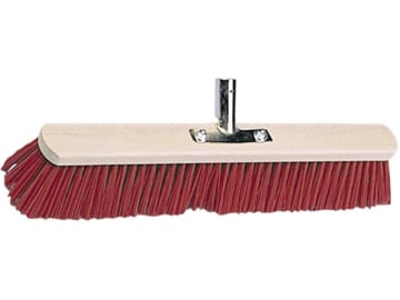 Kerbl Großraumbesen 80 cm, Elastan, rot, Rücken Holz, geschraubter Stielhalter Metall, 2946 Kerbl Großraumbesen 80 cm, Elastan, rot, Rücken Holz, geschraubter Stielhalter Metall, 2946