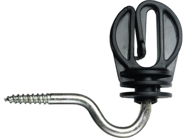 Ako Ringisolator 25 St., Holzgewinde, schwarz, für Breitbänder bis 20 mm, 44309 Ako Ringisolator 25 St., Holzgewinde, schwarz, für Breitbänder bis 20 mm, 44309