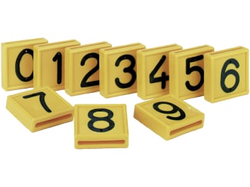Kerbl Nummer Ziffer 0, gelb, , , für Halsmarkierungsband, 208850 Kerbl Nummer Ziffer 0, gelb, , , für Halsmarkierungsband, 208850
