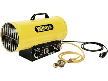 Wilms Gas-/Elektro-Heizgerät "GHE 15 M Duotherm", 230 V, Gas 7 – 14 kW, Elektro 3 kW Wilms Gas-/Elektro-Heizgerät "GHE 15 M Duotherm", 230 V, Gas 7 – 14 kW, Elektro 3 kW