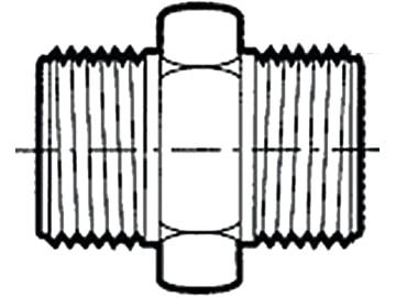 Agrotop Doppelnippel G 1/2" AG (BSP) für Hochdruckleitungsfilter "345", 14921 Agrotop Doppelnippel G 1/2" AG (BSP) für Hochdruckleitungsfilter "345", 14921