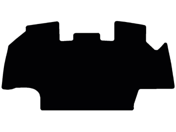 Fußmatte gekettelt, aus Velours, schwarz, für Case IH Traktor: Magnum 260, 315, 340, ab Bj. 14 Fußmatte gekettelt, aus Velours, schwarz, für Case IH Traktor: Magnum 260, 315, 340, ab Bj. 14