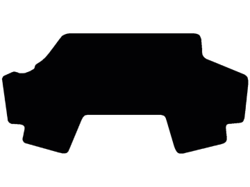 Fußmatte gekettelt, aus Velours, schwarz, für John Deere Traktor, Serie 6 M, Serie 6000, ab Bj. 13 – 19 Fußmatte gekettelt, aus Velours, schwarz, für John Deere Traktor, Serie 6 M, Serie 6000, ab Bj. 13 – 19
