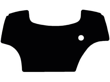 Fußmatte gekettelt, aus Velours, schwarz, für Lamborghini Traktor Nitro, ab Bj. 13 Fußmatte gekettelt, aus Velours, schwarz, für Lamborghini Traktor Nitro, ab Bj. 13
