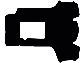 Fußmatte gekettelt, aus Velours, schwarz, für Valtra Traktor Serie N, T, ab Bj. 05 Fußmatte gekettelt, aus Velours, schwarz, für Valtra Traktor Serie N, T, ab Bj. 05
