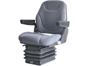 Traktorsitz "Parvus 82L", luftgefedert, Veloursstoff, grau, mit Sitzheizung Traktorsitz "Parvus 82L", luftgefedert, Veloursstoff, grau, mit Sitzheizung