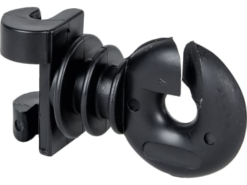 Patura Ringisolator für ovale Federstahlpfähle, zur Befestigung von Litzen und Breitbändern bis 12,5 mm in der Mitte eines Pfahls, 168525 Patura Ringisolator für ovale Federstahlpfähle, zur Befestigung von Litzen und Breitbändern bis 12,5 mm in der Mitte eines Pfahls, 168525