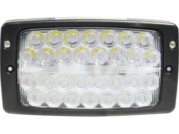 LED-Arbeitsscheinwerfer rechteckig, 2.670 lm, 10 – 30 V, 30 LEDs, für Traktor Case IH, Deutz-Fahr, Fendt, Massey Ferguson, Steyr LED-Arbeitsscheinwerfer rechteckig, 2.670 lm, 10 – 30 V, 30 LEDs, für Traktor Case IH, Deutz-Fahr, Fendt, Massey Ferguson, Steyr