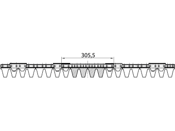 ESM Mähmesser 102 cm, Hobby-Universalbalken, gewölbte Klingen, Verstärkungsleiste 5–6 mm, Klingen 20, für Agria, Echo, Eurogarden, Hako, Viking ESM Mähmesser 102 cm, Hobby-Universalbalken, gewölbte Klingen, Verstärkungsleiste 5–6 mm, Klingen 20, für Agria, Echo, Eurogarden, Hako, Viking