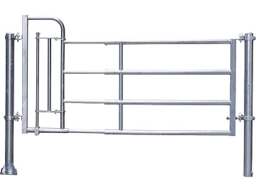 Patura Abtrennung "R4", 345 – 445 cm, mit Personenschlupf, 4 Horizontalstreben, 323522 Patura Abtrennung "R4", 345 – 445 cm, mit Personenschlupf, 4 Horizontalstreben, 323522