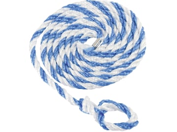 Kerbl Viehtransportstrick 320 cm, Ø 12 mm, blau; weiß, mit kleiner Schlaufe, 29541 Kerbl Viehtransportstrick 320 cm, Ø 12 mm, blau; weiß, mit kleiner Schlaufe, 29541