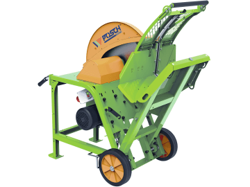 Posch® Wipp-Kreissäge "WKE" Elektro-Keilriemenantrieb, Chromstahl-/Hartmetall-Sägeblatt Posch® Wipp-Kreissäge "WKE" Elektro-Keilriemenantrieb, Chromstahl-/Hartmetall-Sägeblatt