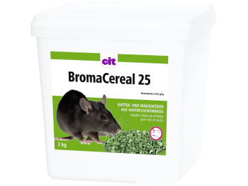 Cit Giftköder "BromaCereal 25" für die Ratten- und Mäusebekämpfung im Innen- und Außenbereich, 3 kg, 299483 Cit Giftköder "BromaCereal 25" für die Ratten- und Mäusebekämpfung im Innen- und Außenbereich, 3 kg, 299483