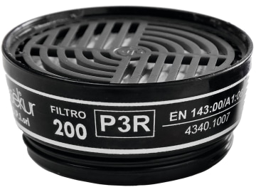 Ekastu Partikelfilter "200 P3R D" geklemmt, 8 St., für Atemschutzmaske, giftige und hochgiftige Partikel, 422 395 Ekastu Partikelfilter "200 P3R D" geklemmt, 8 St., für Atemschutzmaske, giftige und hochgiftige Partikel, 422 395