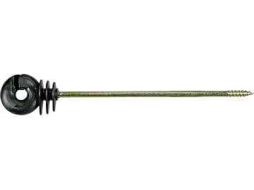 Patura Ringisolator mit Holzgewinde, langer Schaft gerade, 180 mm, für Kunststofflitzen, 10 St., 101620 Patura Ringisolator mit Holzgewinde, langer Schaft gerade, 180 mm, für Kunststofflitzen, 10 St., 101620