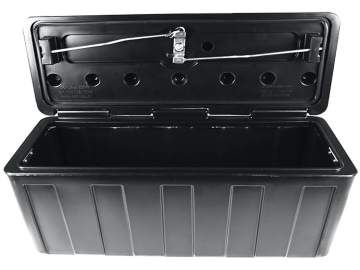 Deichselbox "SanuBox 600-3" 630 x 320 x 240 mm, aus Kunststoff für PKW-Anhänger Deichselbox "SanuBox 600-3" 630 x 320 x 240 mm, aus Kunststoff für PKW-Anhänger