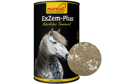 marstall® ExZem-Plus für Pferde mit Hautirritationen und Allergien, unterstützt die Entgiftung Pulver 1 kg Dose marstall® ExZem-Plus für Pferde mit Hautirritationen und Allergien, unterstützt die Entgiftung Pulver 1 kg Dose
