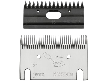 Kerbl Schermessersatz "Premium" für Akku-Schermaschine "FarmClipper Akku Pferd/Rind", 18956 Kerbl Schermessersatz "Premium" für Akku-Schermaschine "FarmClipper Akku Pferd/Rind", 18956