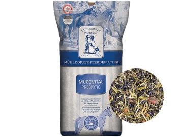 Mühldorfer Mucovital prebiotic getreidefreies Pferdefutter für Pferde mit Magenproblemen, stressbedingten Magenerkrankungen oder chronischer Gastritis 20 kg Sack Mühldorfer Mucovital prebiotic getreidefreies Pferdefutter für Pferde mit Magenproblemen, stressbedingten Magenerkrankungen oder chronischer Gastritis 20 kg Sack