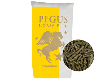 Pegus Natural Luzernecobs naturbelassene Raufutterergänzung mit hohem Gehalt an nativen Aminosäuren für Pferde zum Einweichen Pegus Natural Luzernecobs naturbelassene Raufutterergänzung mit hohem Gehalt an nativen Aminosäuren für Pferde zum Einweichen