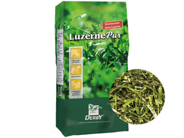 DERBY® Luzerne Pur Pferdefutter mit hohen nativen Gehalten an Aminosäuren 15 kg Sack DERBY® Luzerne Pur Pferdefutter mit hohen nativen Gehalten an Aminosäuren 15 kg Sack
