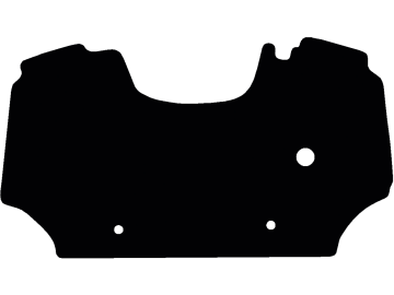 Fußmatte aus Gummi, schwarz, für Deutz-Fahr Traktor Agroplus, mit elektronischem Gaspedal, ab Bj. 09 Fußmatte aus Gummi, schwarz, für Deutz-Fahr Traktor Agroplus, mit elektronischem Gaspedal, ab Bj. 09