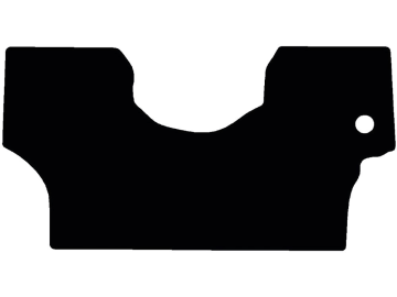 Fußmatte aus Gummi, schwarz, für McCormick Traktor Serie C-Max, ab Bj. 09 Fußmatte aus Gummi, schwarz, für McCormick Traktor Serie C-Max, ab Bj. 09